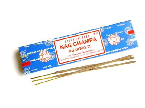 Incense Nag Champa 40 gr, balances energies, 
helps relaxation, and development