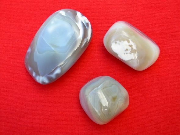 Galet Agate Grise 