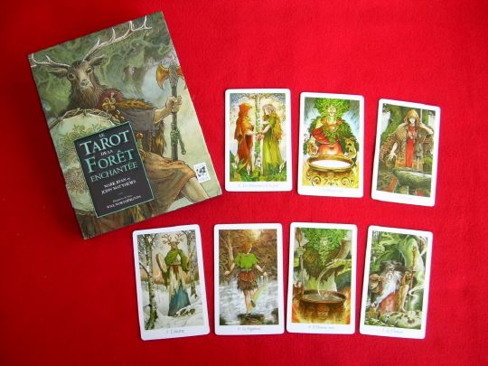 Le tarot de la forêt enchantée, puise son inspiration dans la mythologie celtique, basé sur les rythmes saisonniers et les fêtes de l’année celtique