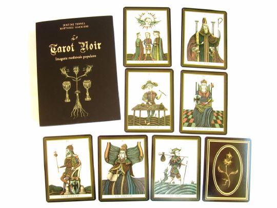 Le Tarot Noir, imagerie médiévale 