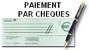 Paiements par chèques accepé